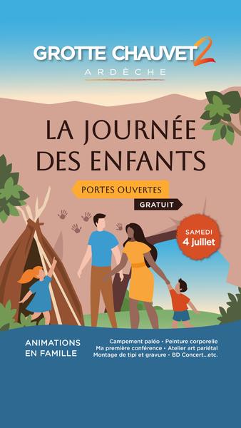 Story Journée des enfants Grotte Chauvet 2 - Ardèche