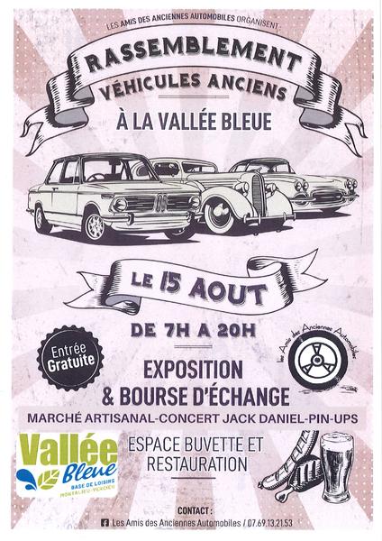 Rassemblement de véhicules anciens à Montalieu-Vercieu