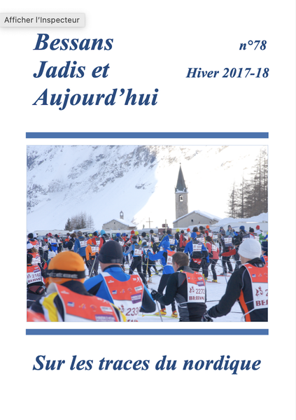 Bessans Jadis et aujourd'hui