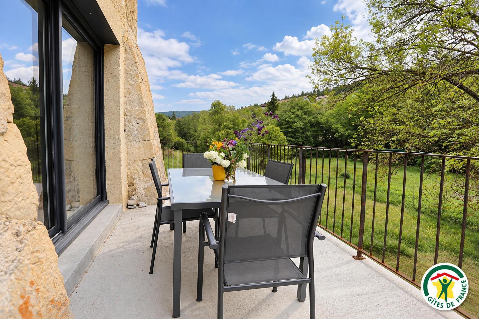 La terrasse extérieure