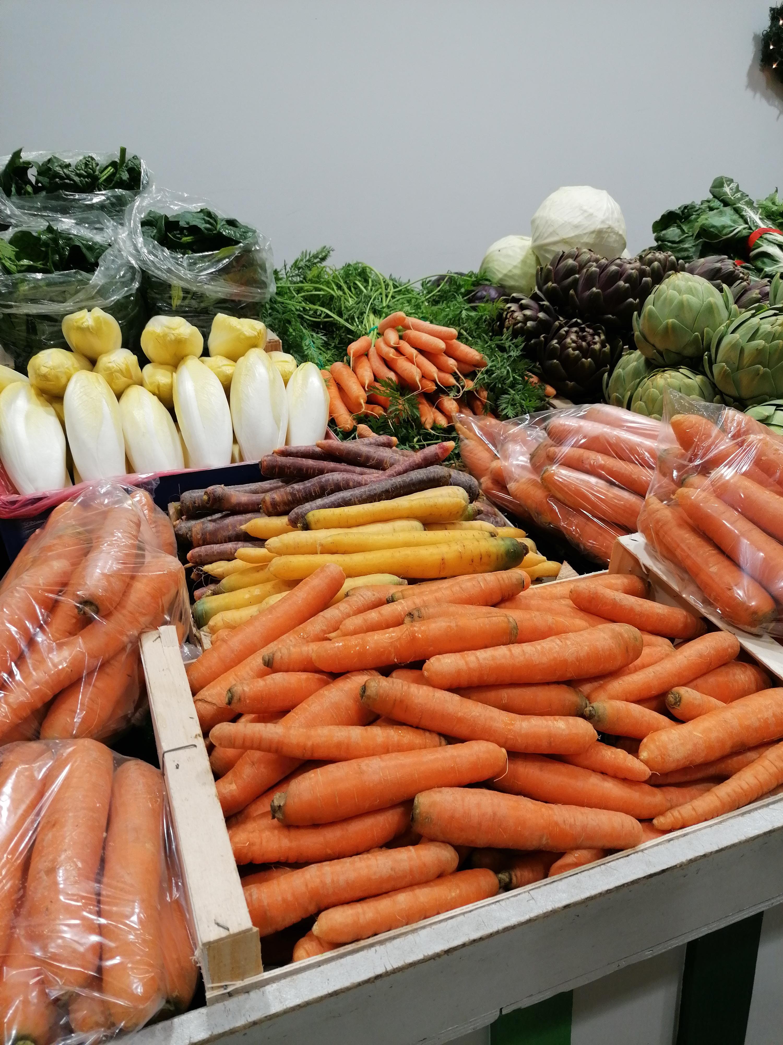 intérieur du commerce - côté légumes