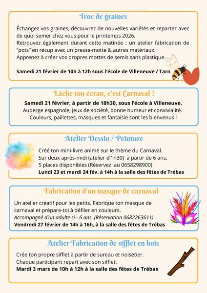 Atelier dessin / peinture