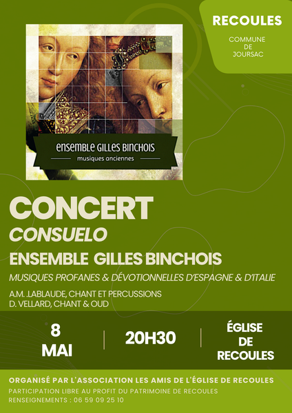 CONCERT - Consuelo - Ensemble Gilles Binchois
