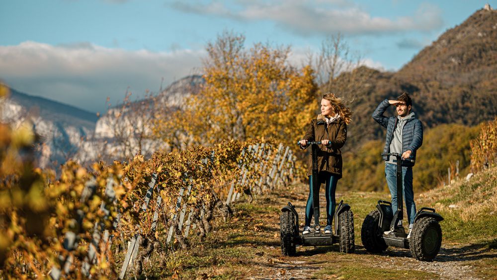Segway dans les vignobles de Chignin