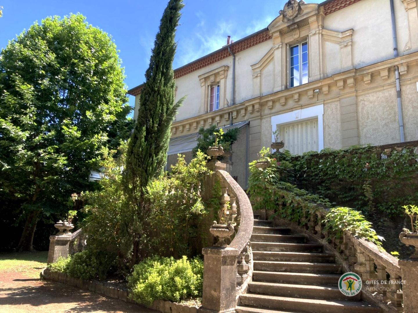 Entrée du gîte au 1er niveau