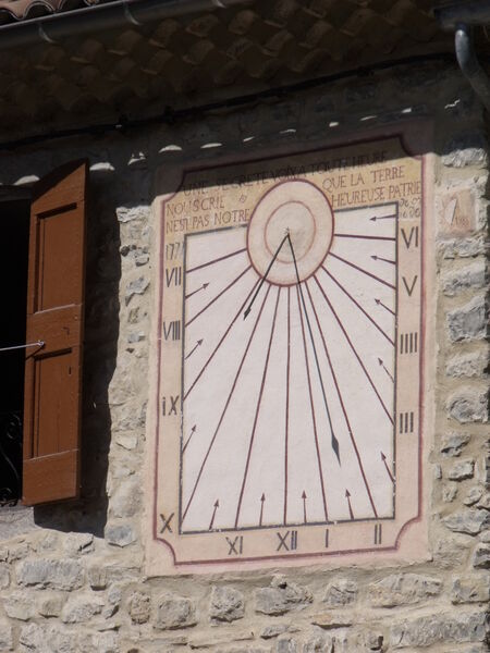 Cadran solaire de Montjay