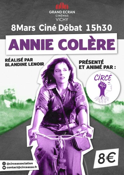 Cin&eacute; d&eacute;bat Annie Col&egrave;re