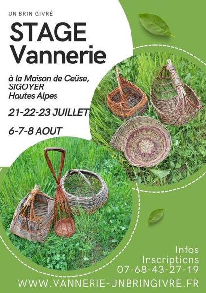 - © Un brin givré stage vannerie - © Un brin givré
