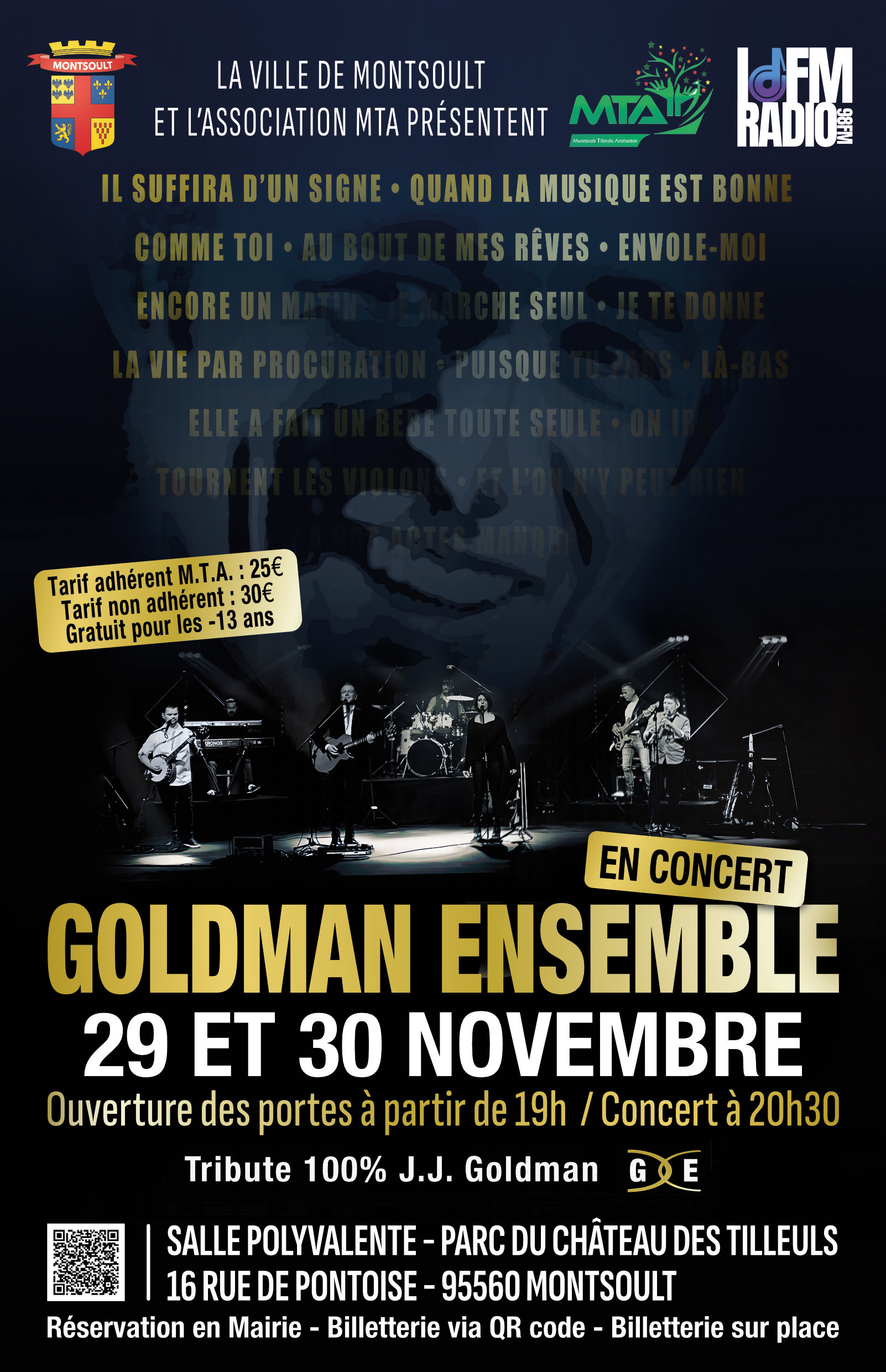 GOLDMAN ENSEMBLE Du 29 au 30 nov 2024