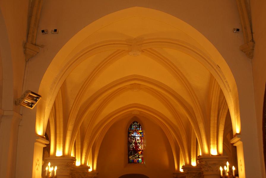 Voutes de l'Eglise Saint-Martin à Cheptainville