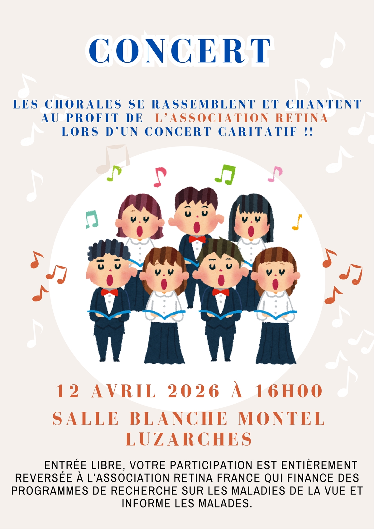 Concert caritatif Rétina