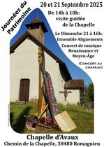 affiche Journée Patrimoine
