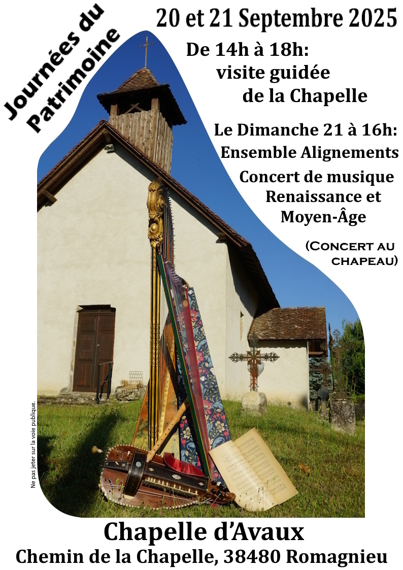 affiche Journée Patrimoine