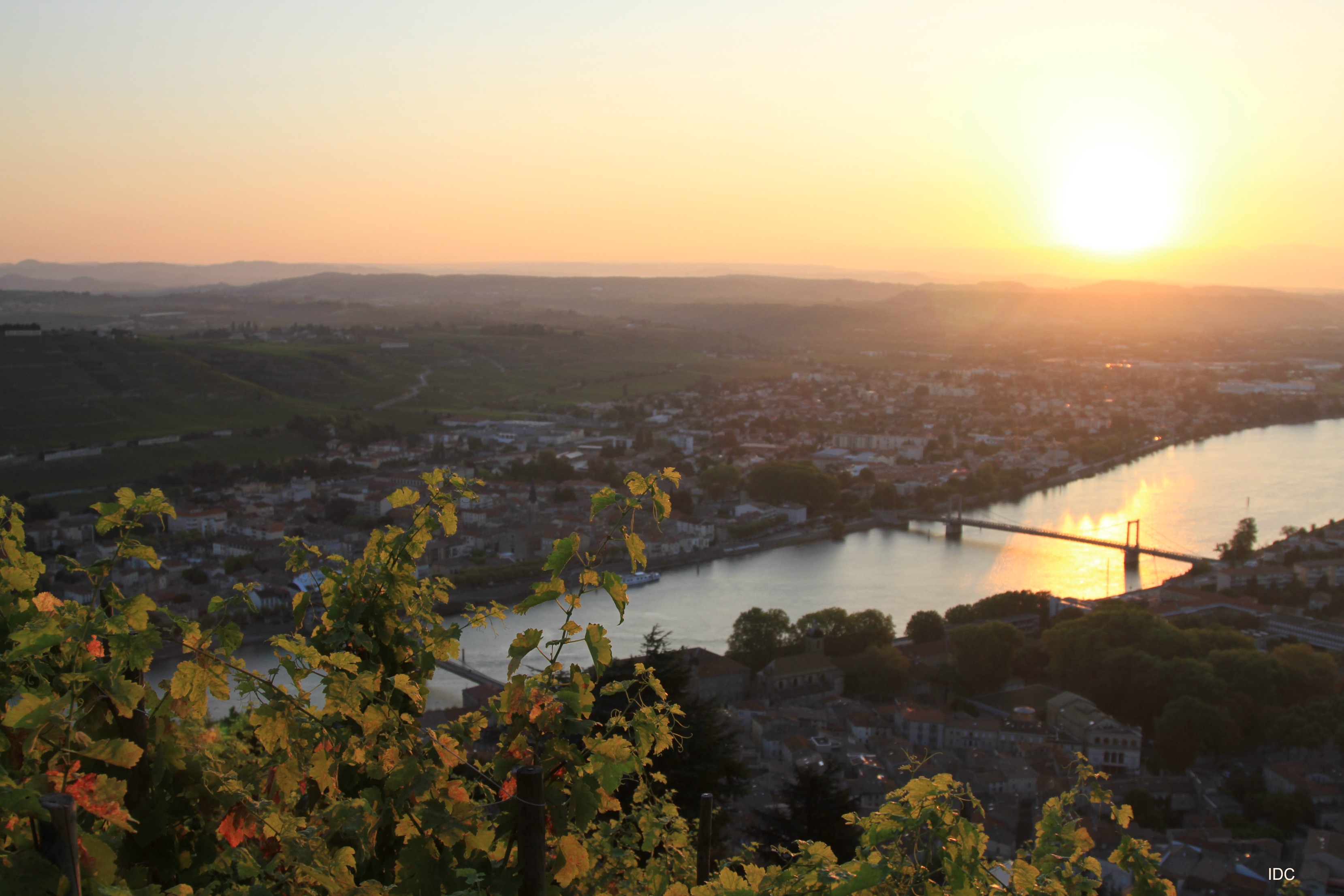 "Overlooking the Rhone and its tributaries"