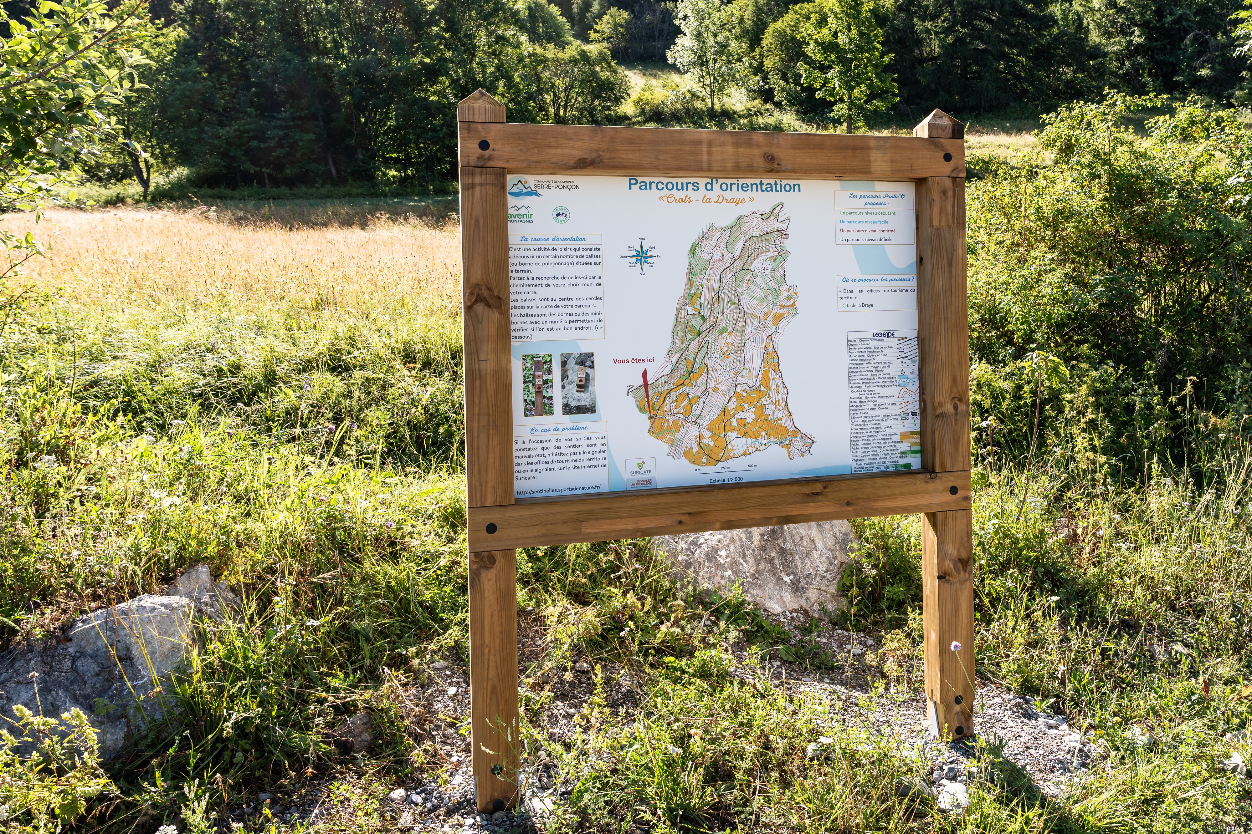 Parcours d'orientation - La Draye à CROTS