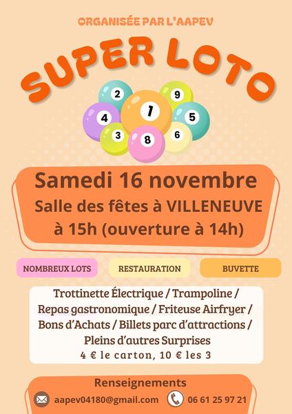 Loto Du 16 au 17 nov 2024