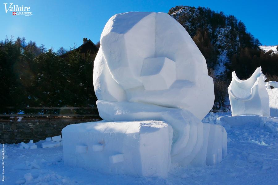 Concours international de Sculpture sur Neige_Valloire