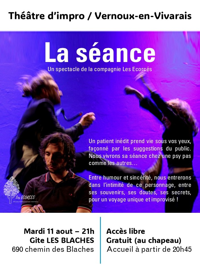Spectacle "La séance" (théâtre d'improvisation)