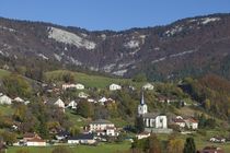 Vue sur le village de Chamfromier