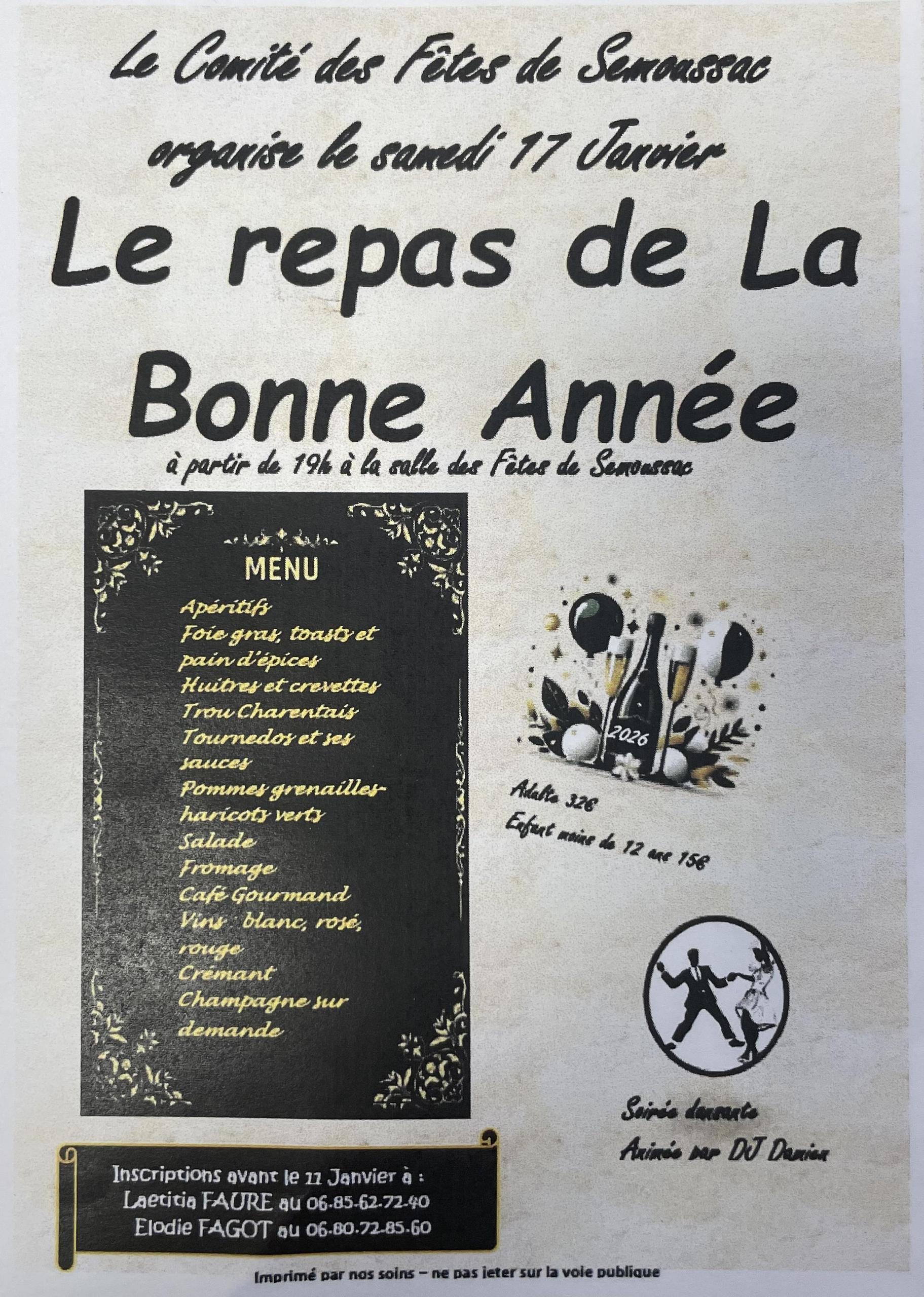 Le repas de la Bonne Année