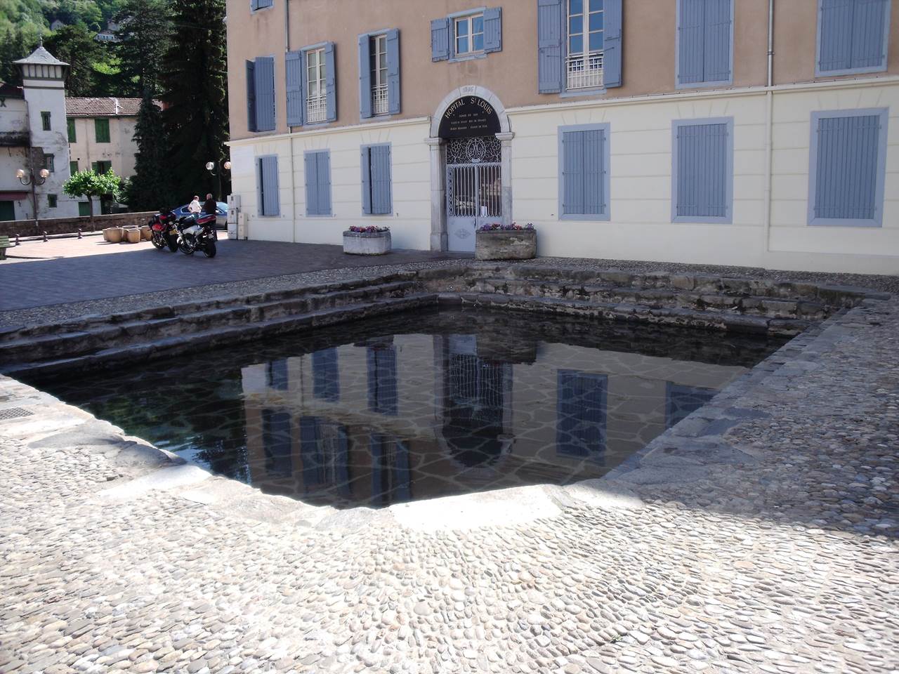 Parking proche d'un site historique