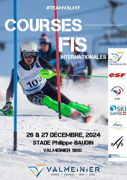 Courses de ski FIS internationales Homme - Ski Chrono National... Du 26 au 27 déc 2024