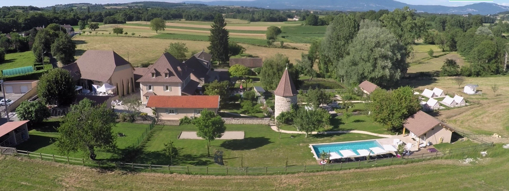 Vue aérienne du Domaine
