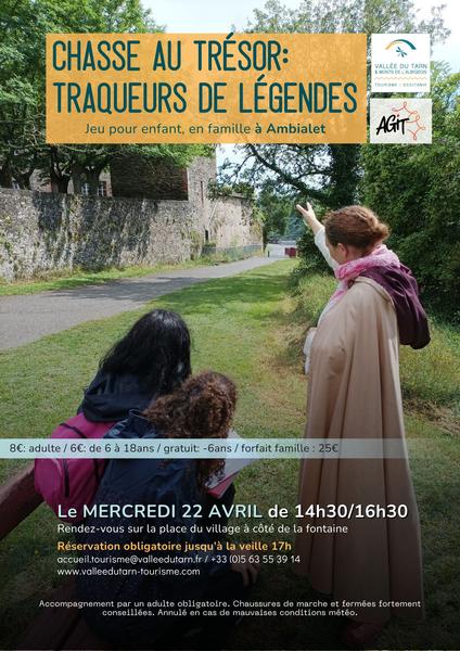 Chasse au trésor à Ambialet : Traqueurs de légendes