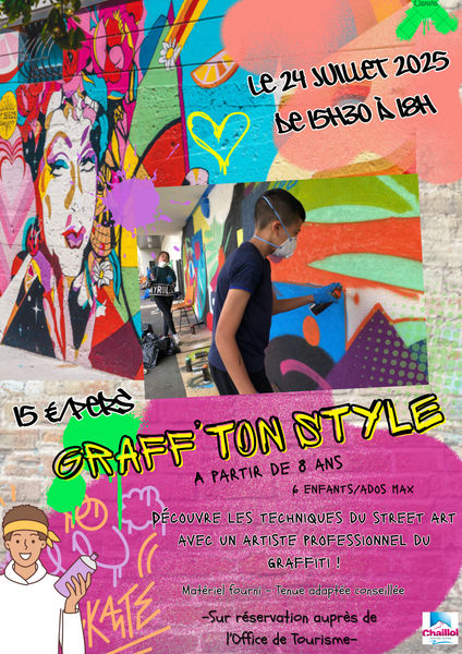 graff - © service animation Graff' Ton Style_Saint-Michel-de-Chaillol - © service animation
