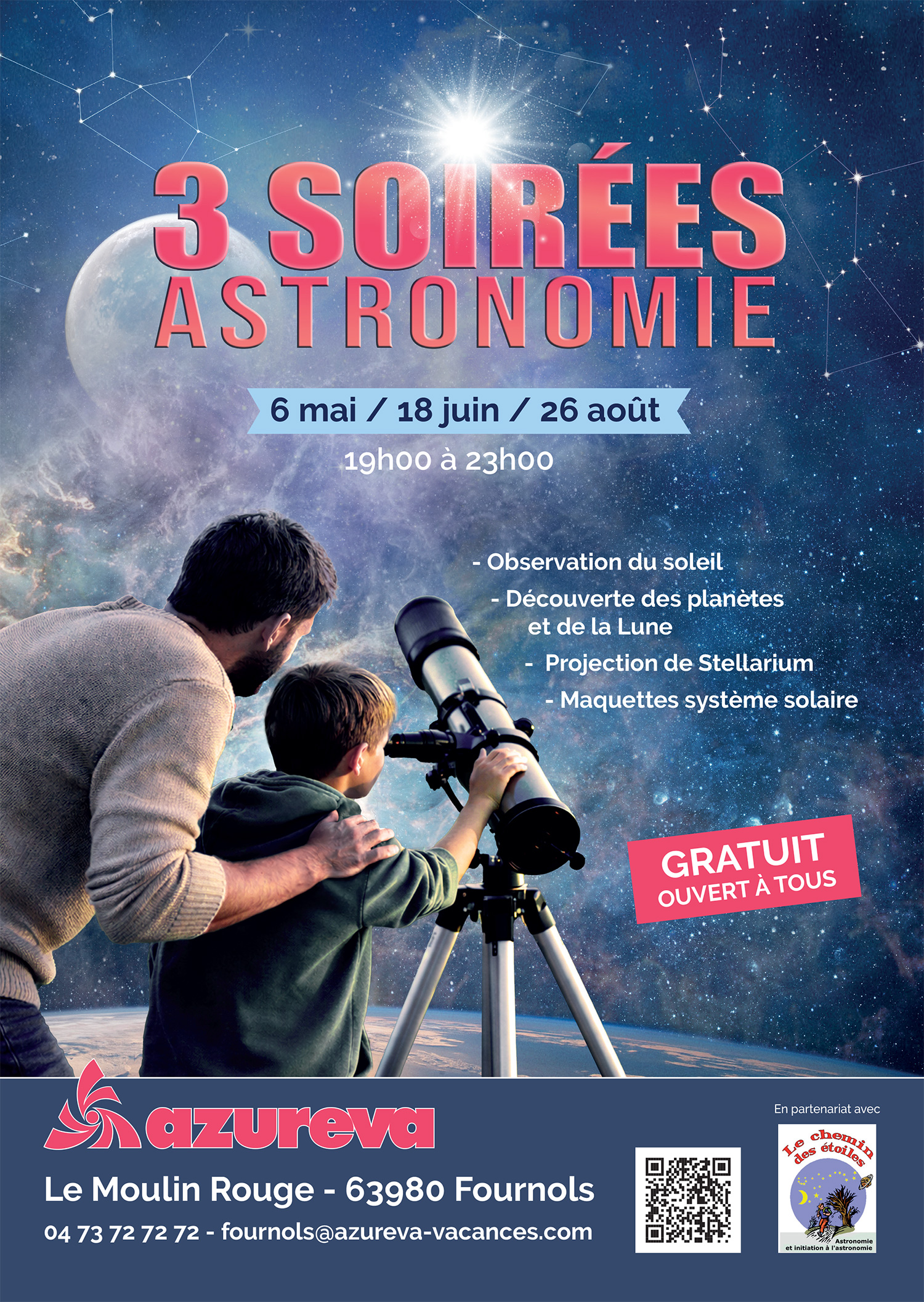 Soirée astronomie // Fournols