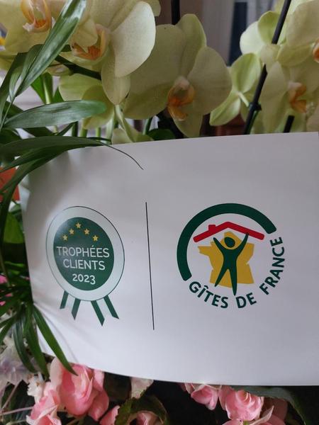 Merci à nos Hôtes/Trophée des clients Gite de France 2023