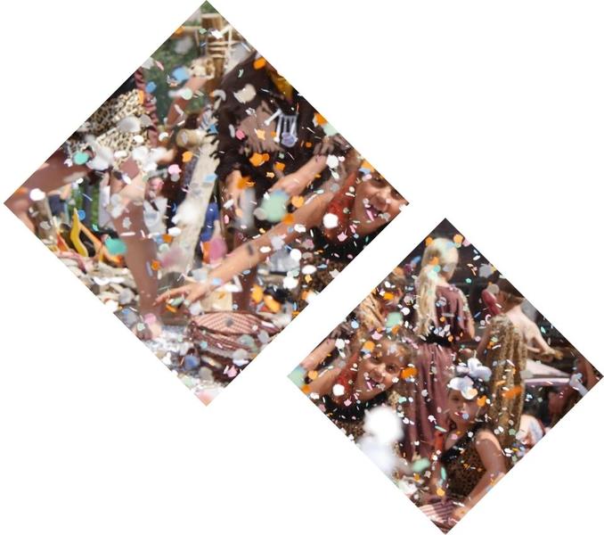 Photo paysage - Bataille de confettis