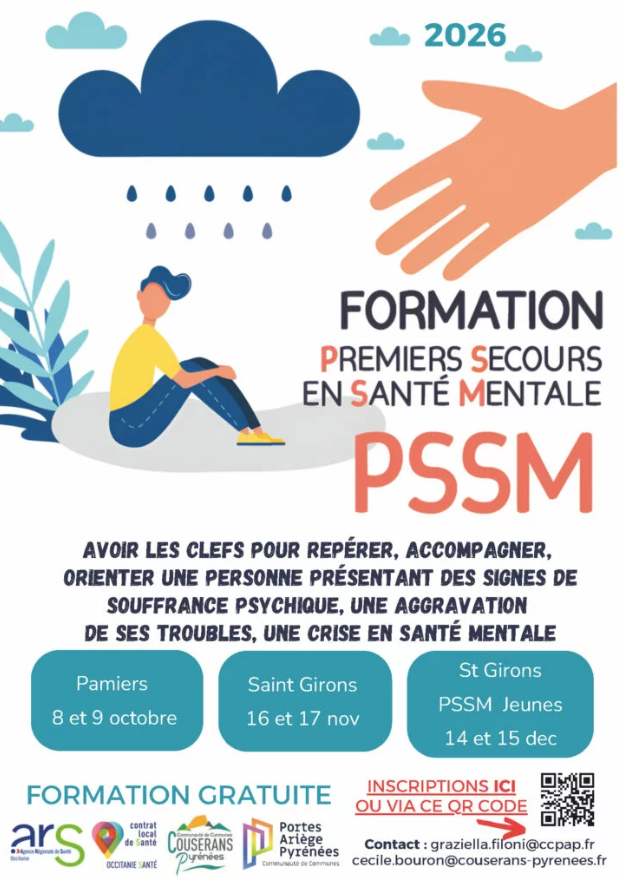 Formation - Premiers secours en santé mentale_Pamiers
