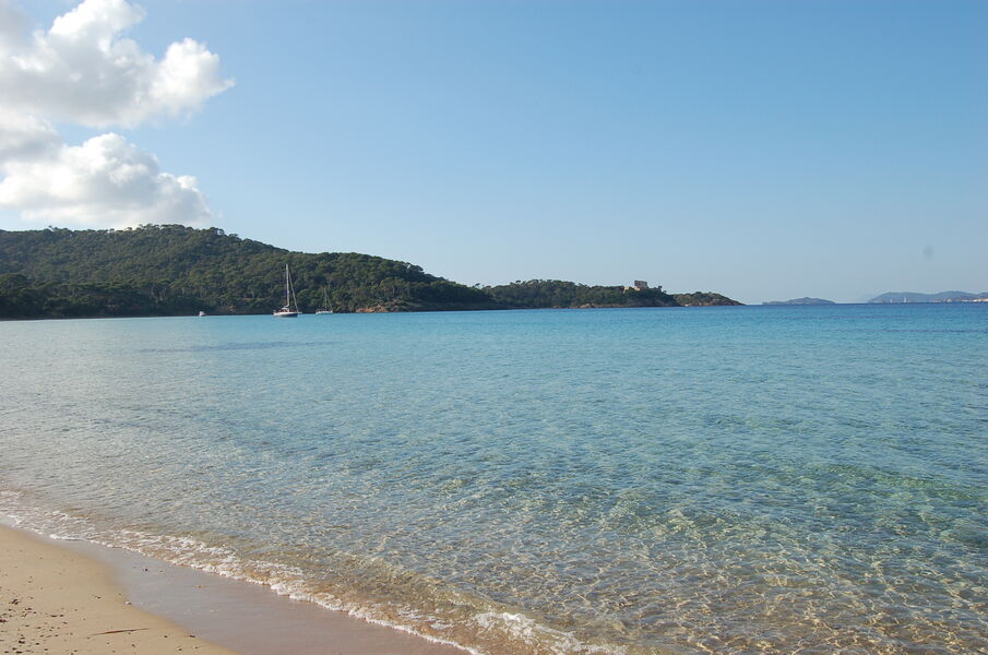 La plage Notre Dame - ile de porquerolles - hyeres