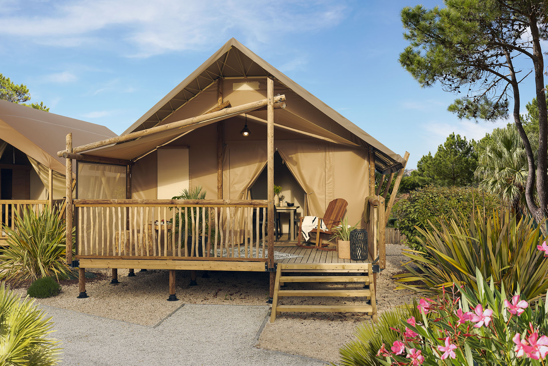Aparte accommodaties : Ardèche Camping - Jungle Lodge
