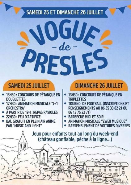 Vogue de Presles
