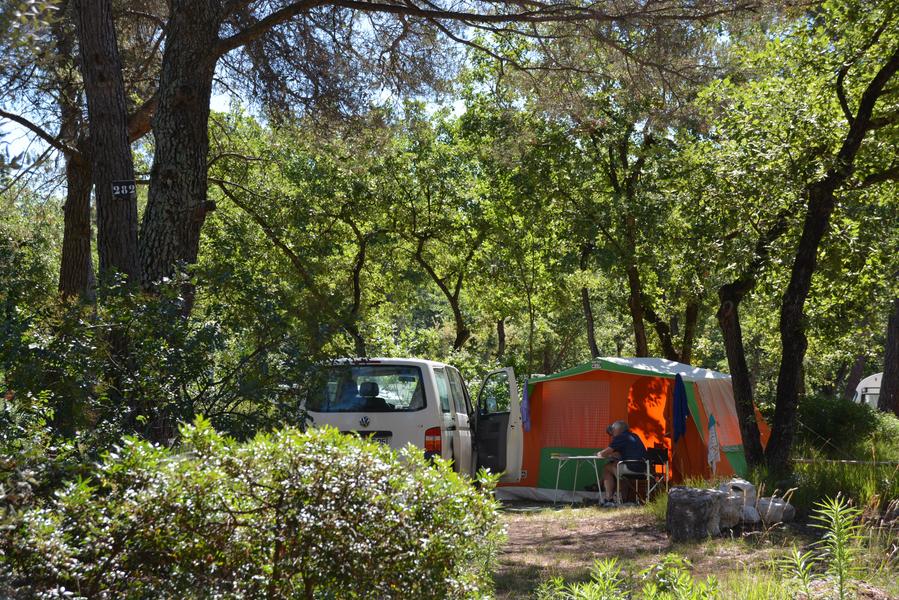 emplacements sans électricité Camping Domaine de la Bergerie Vence