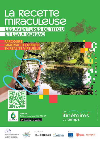 Les itinéraires du temps  - Les aventures de Titou & Léa à Gensac-la-Pallue