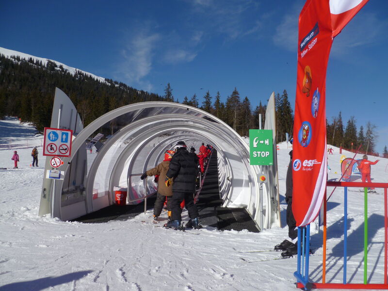 Espace débutant Aillons-Margériaz 1400 m