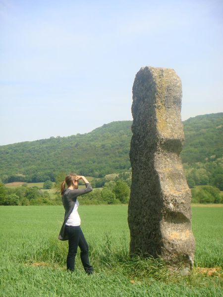Menhir de Pierre Fiche - Simandre/Suran