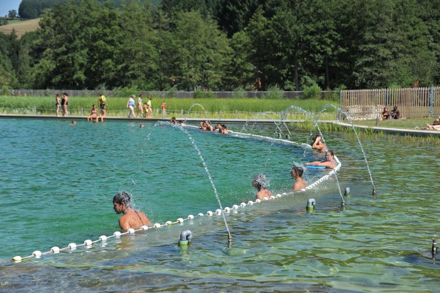 Première baignade biologique d\'Europe : Le Lac des Sapins