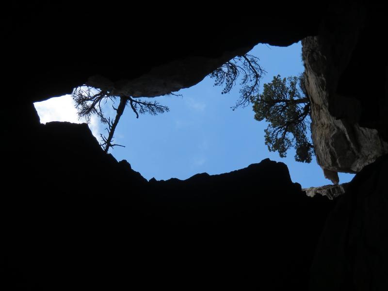 La grande faille du rocher du Parquet, la voie de l'éclair