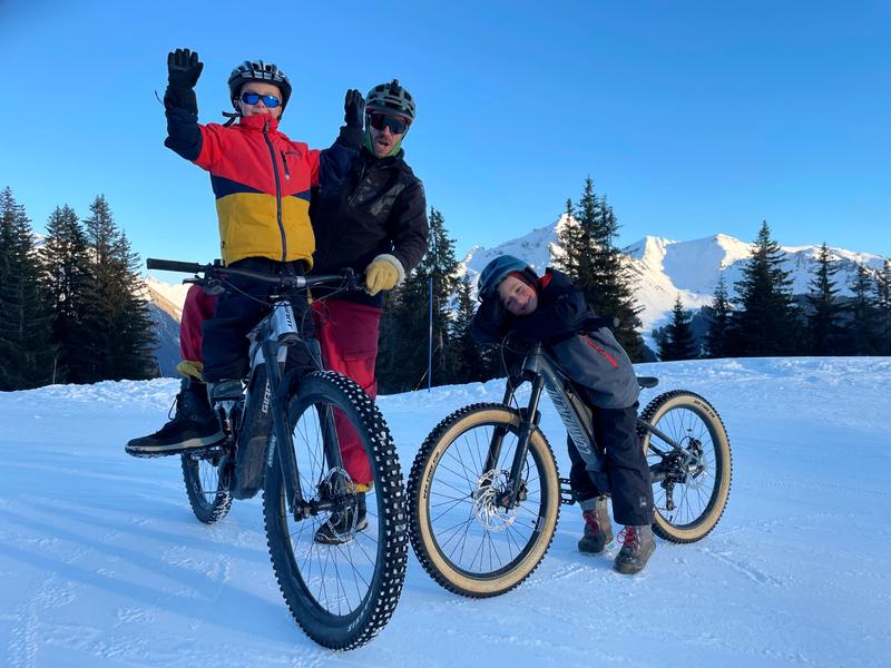 VTT électrique sur neige