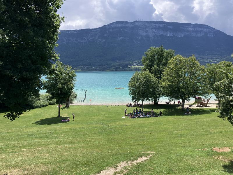 Plage du Sougey à Aiguebelette