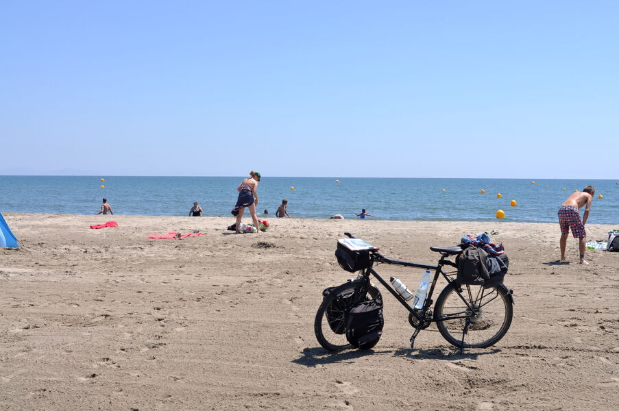 Plage Napoléon à Port-Saint-Louis du Rhône - Bouches-du-Rhône