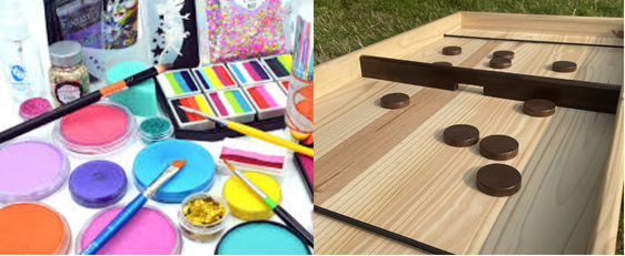 jeux en bois et maquillage_Montgenèvre - © bzh - nord festif