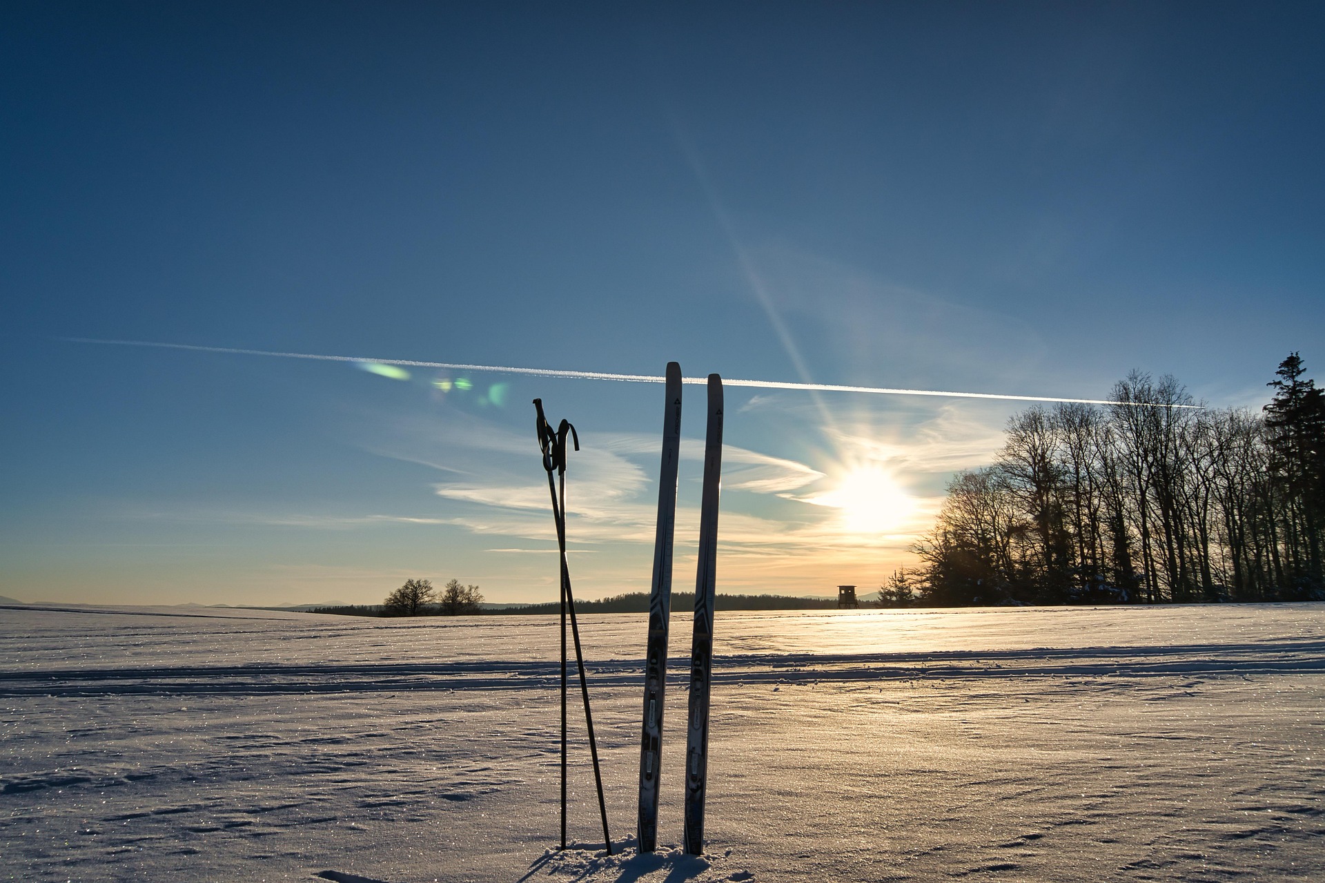 Parcours ski nordique sportif belvédère_Rencurel