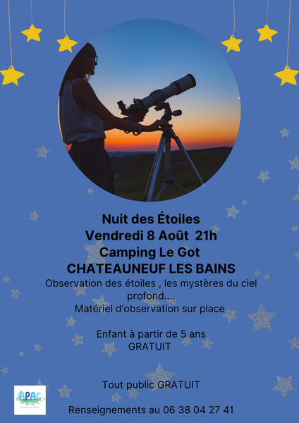 Festival Les Bouillonnantes - Nuit des étoiles