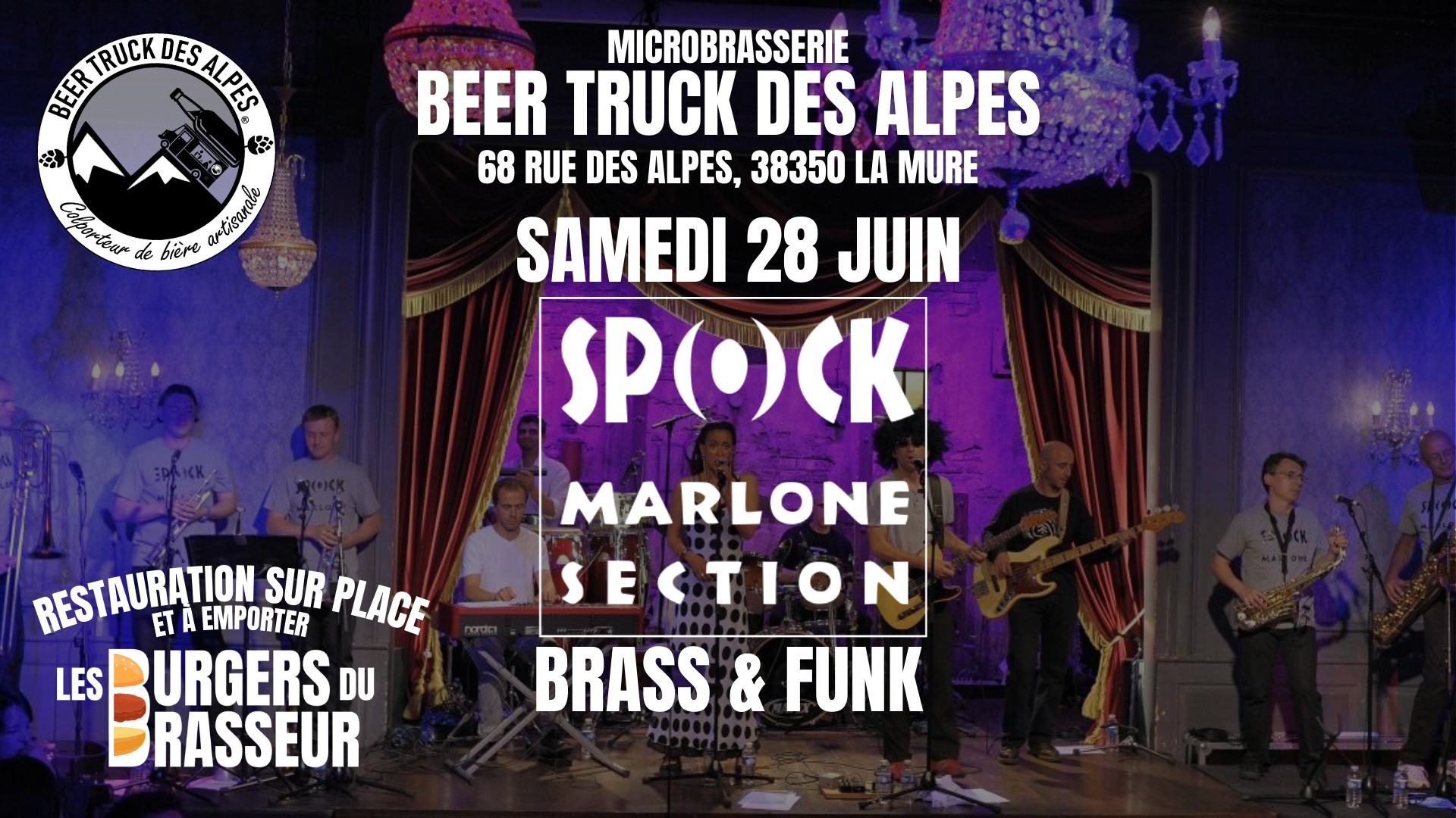 Concert Spock Marlone section - Brass Funk_La Mure