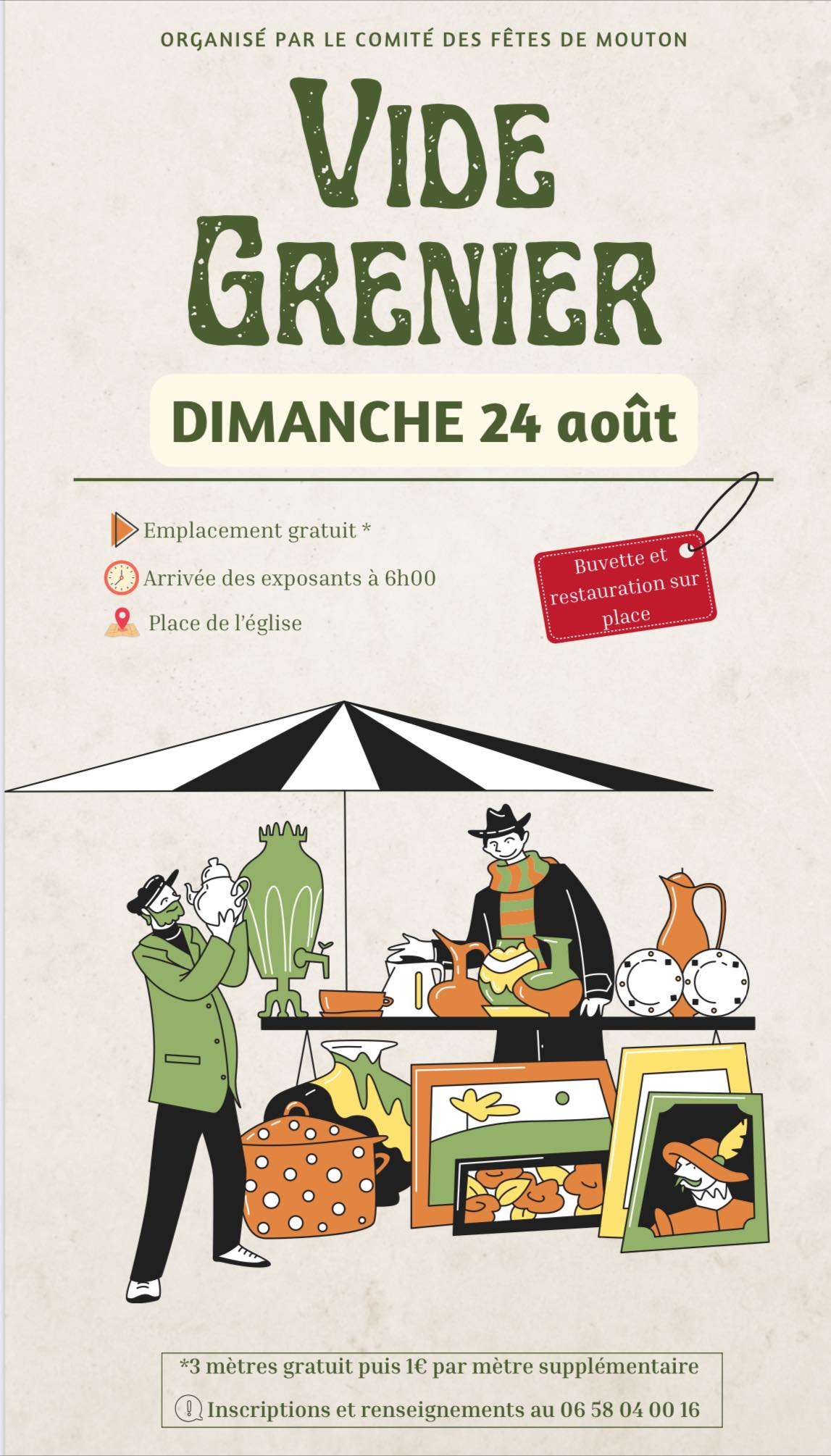 Vide grenier_Mouton